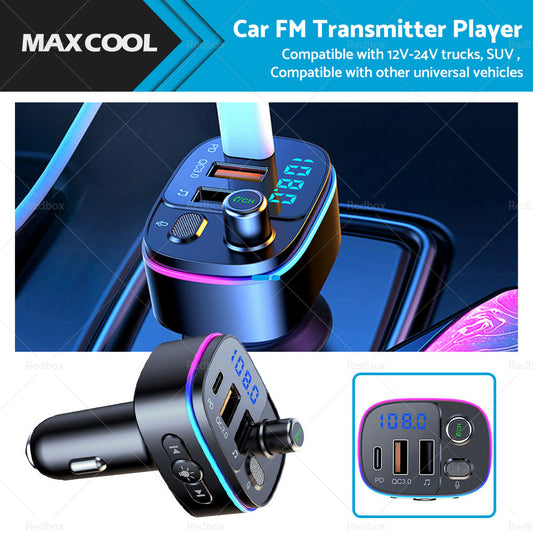 Bluetooth-compatible FM Transmitter Wireless Car Radio Adapter USB Charger Call-0