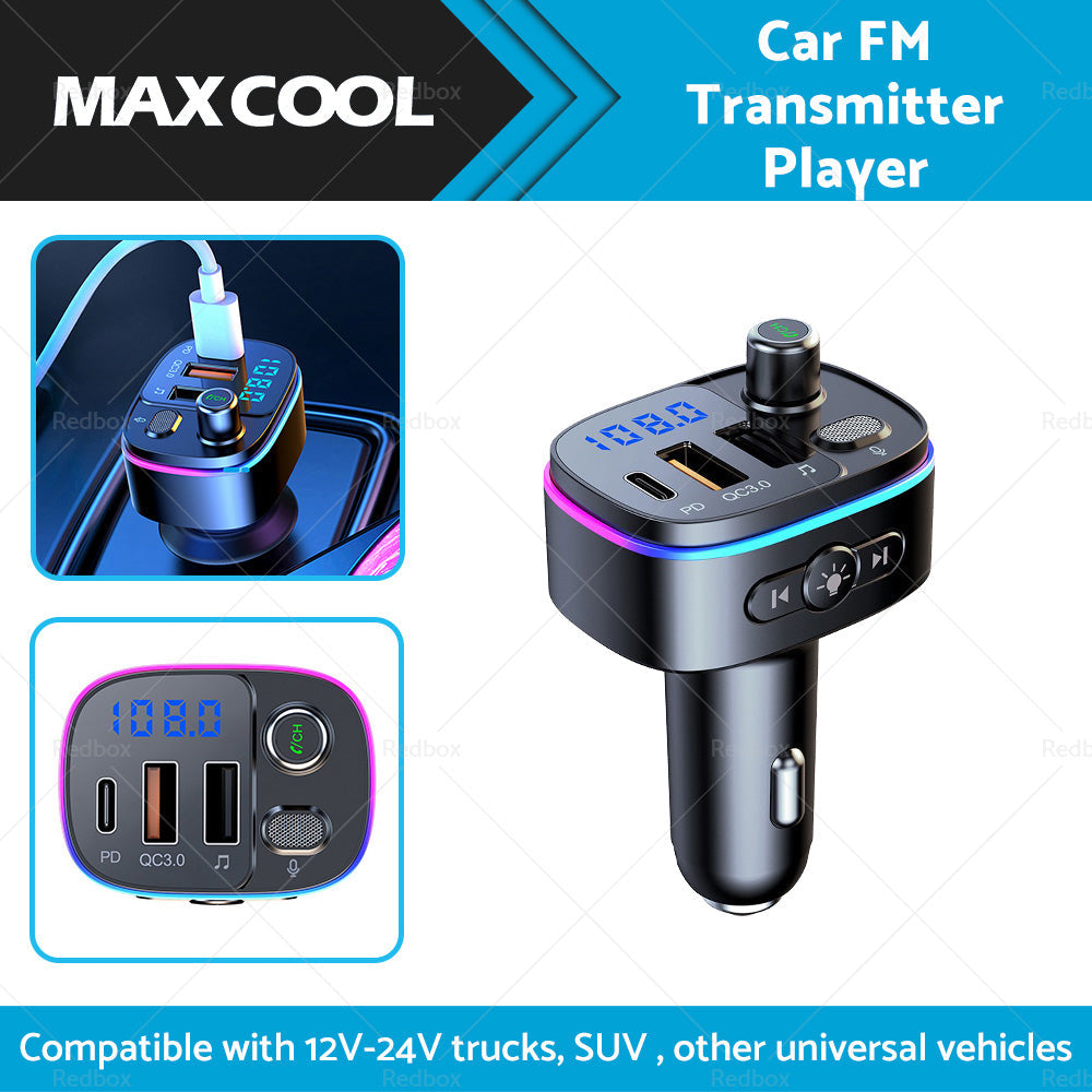 Bluetooth-compatible FM Transmitter Wireless Car Radio Adapter USB Charger Call-2